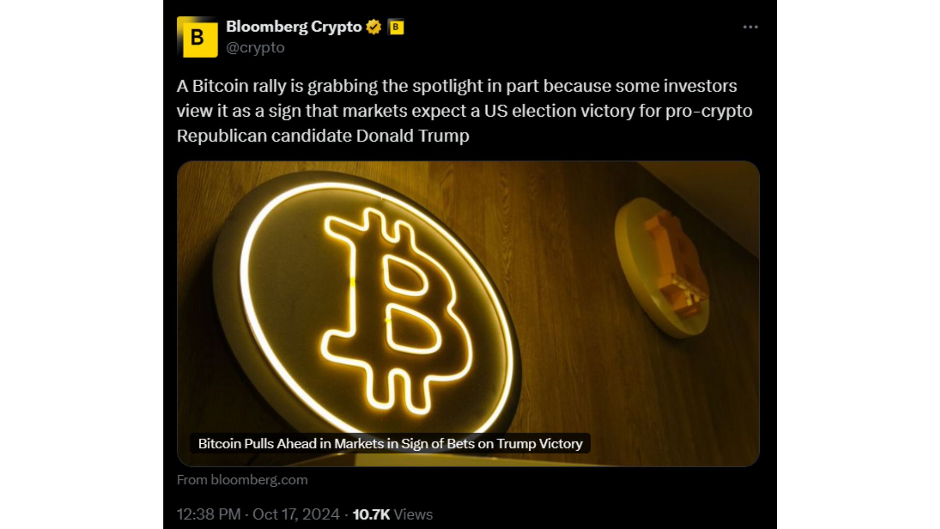 giá bitcoin hôm nay 18 10 2024 4