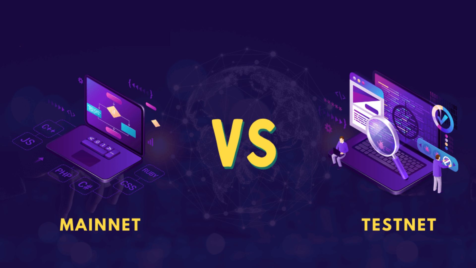 Các trường hợp nên sử dụng Testnet và Mainnet