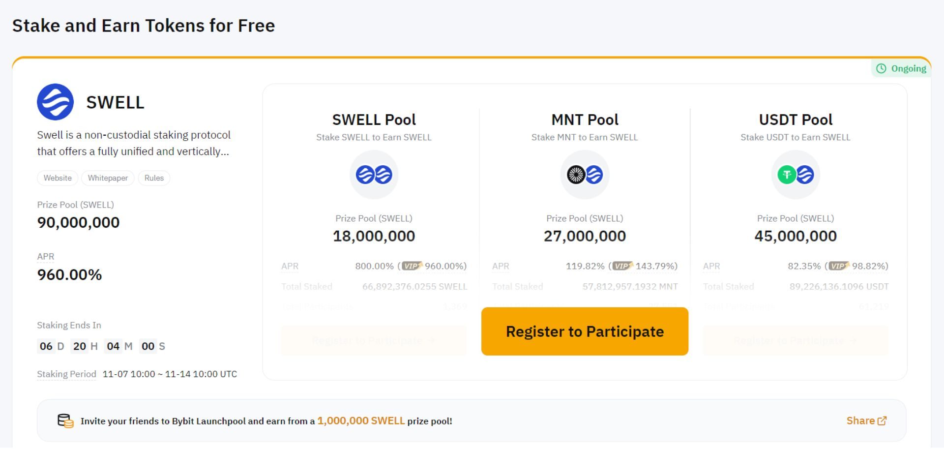 Hướng dẫn chi tiết các Pool khi stake