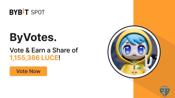 Hướng dẫn tham gia ByVotes trên Bybit để nhận 1.155.386 LUCE