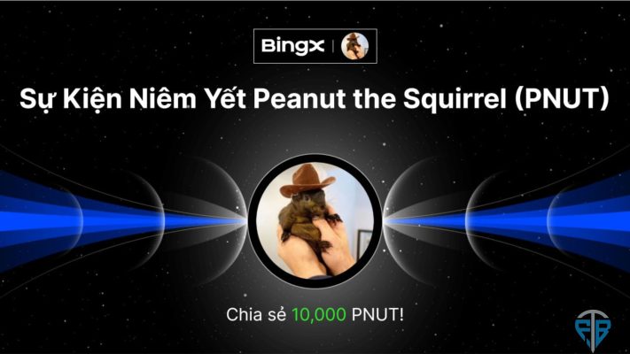Hướng dẫn tham gia nhận Airdrop 10.000 PNUT trên BingX